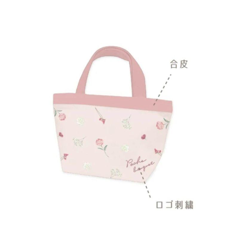 ランチバッグ 保冷 保温 花柄 マチ付き ファスナー 持ち運び お弁当