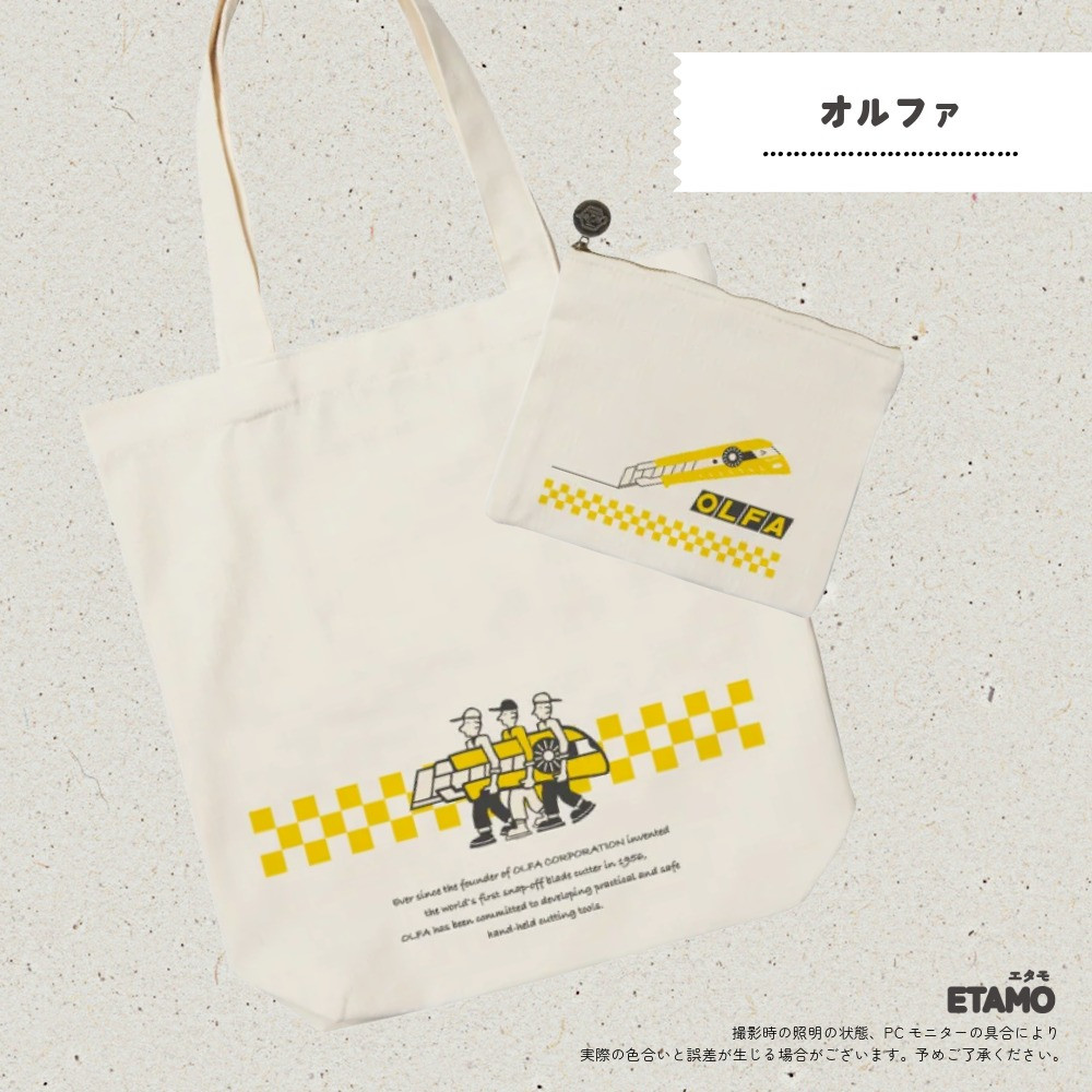 トートバッグ A4 縦型 キャンバス 文具女子博 ポーチ付き かわいい