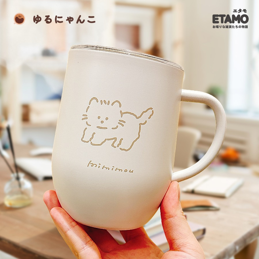 Q-LiA（クーリア） 保冷 保温 蓋付き ステンレス マグカップ 320ml