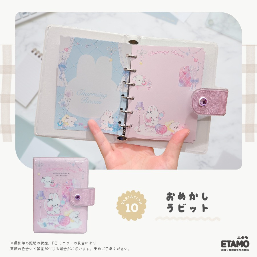 BETTY'S BLUE バインダー 手帳 シール帳 Q-LiA（クーリア） シール帳 シールバインダー シール 手帳 ノート