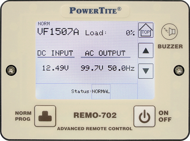 VF1507A 未来舎（POWERTITE） 正弦波インバーター 電源電圧：24V