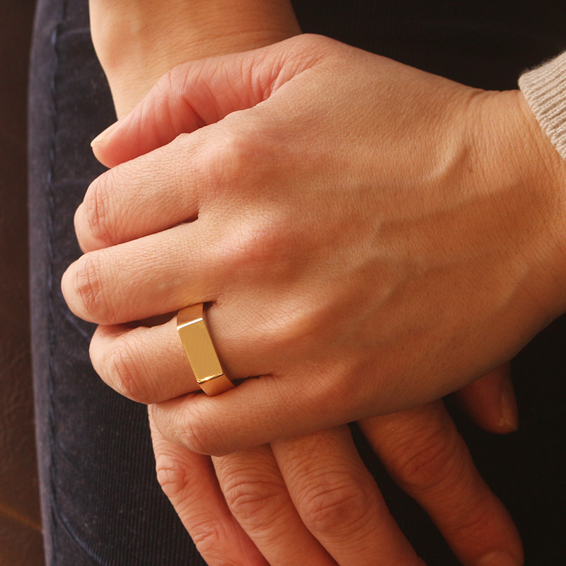 k18ゴールド✨メレダイヤ0.32ct✨地金リング✨ユニセックス K18 カラーゴールドリング〕K18 リング ライトイエローゴールド (幅約