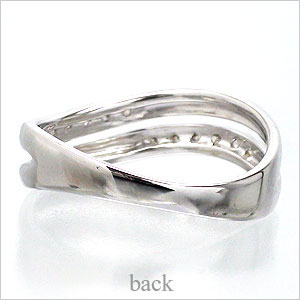 指輪 ピンキーリング ダイヤモンド プラチナ900 pt900 小指 リング 0.1