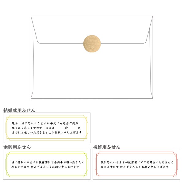 封筒・ふせん