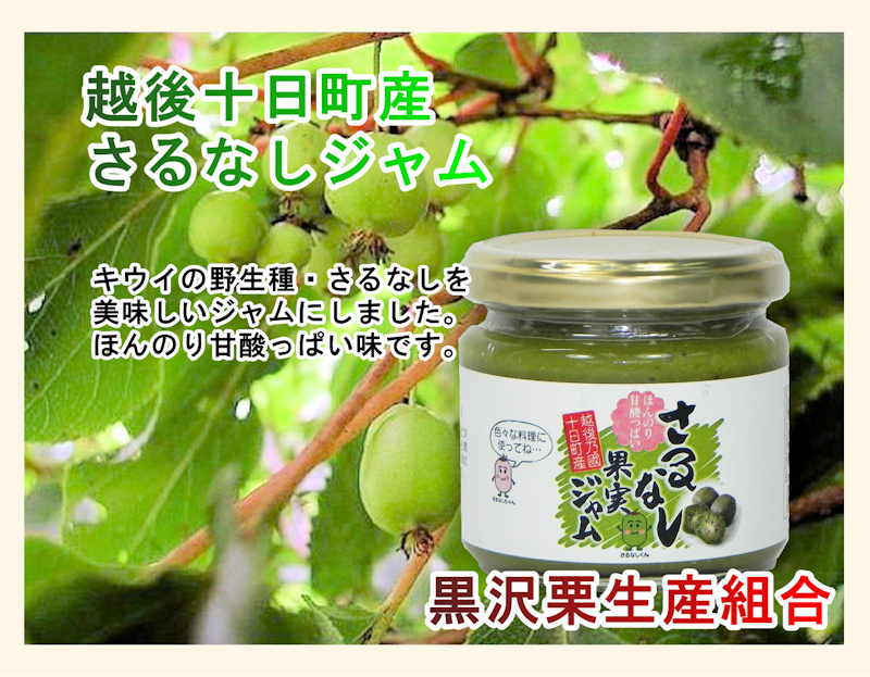 越後十日町 パン工房 スマイルD越後十日町産 さるなし果実ジャム150g