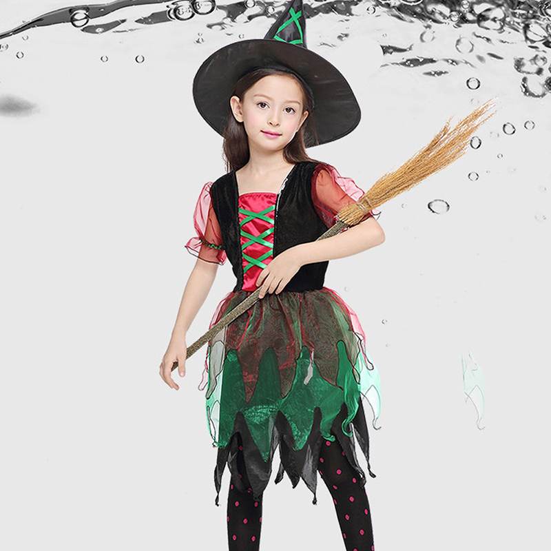 ハロウィン 衣装 子供 女の子 魔女 ドレス 悪魔 コスプレ ハロウィン