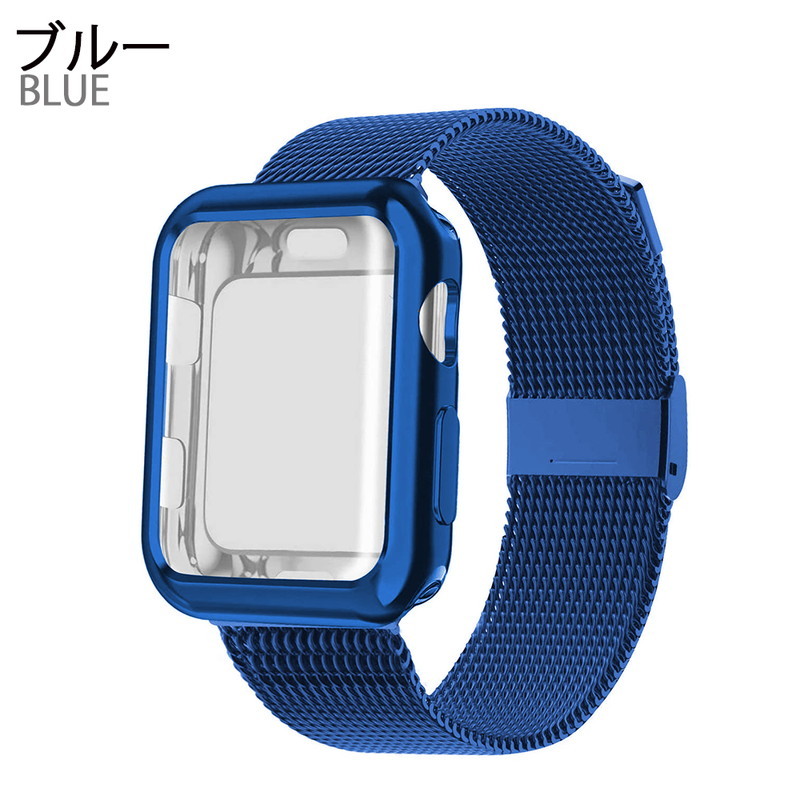 アップルウォッチ バンド 41mm 45ｍｍ アップルウォッチ9 保護ケース付き  おしゃれ apple watch 41mm 45mm 38mm 7 ビジネス メンズ レディース｜etii-shop｜07