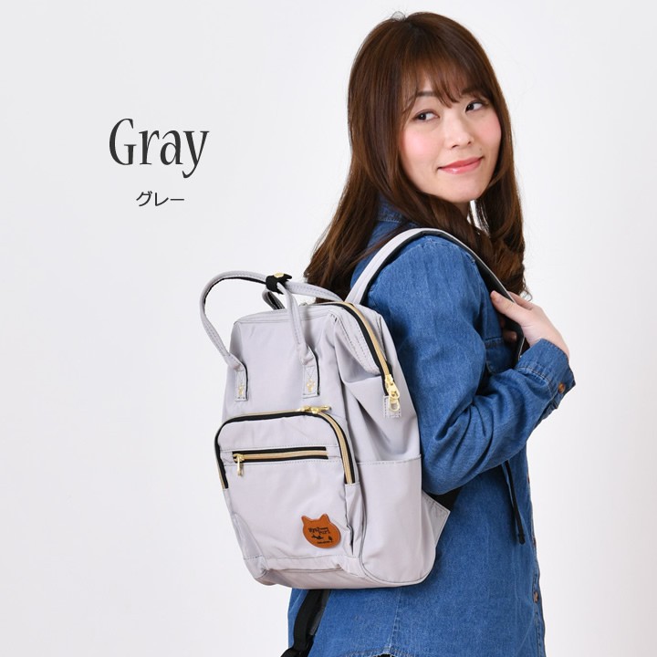 レディース バッグ リュック カドリー ニャップリ 普通サイズ ガマ口
