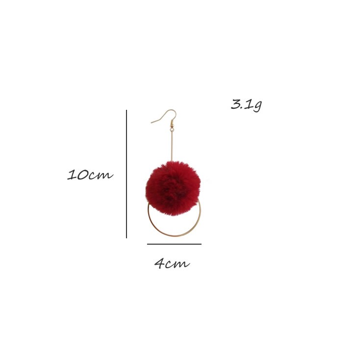レディース ピアス ポンポンピアス フープピアス アクセサリー 秋 冬