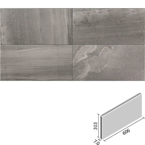 ストーングレース 606×303角平 ECP-630/STG4N チャコール エコカラット 