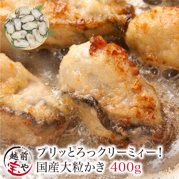 牡蠣 冷凍 生 広島産 400g (11粒前後入) 加熱用 海鮮BBQ バーベキュー 海鮮鍋 鉄板焼き 牡蠣フライ ((冷凍))