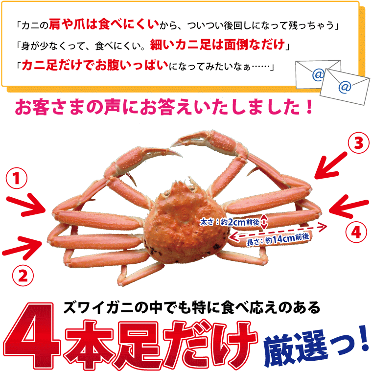 ギフト 送料無料 カニ 極太 ポーション 福袋 生 500ｇ ポキっと簡単 かに ボイル 1kg セット ズワイガニ 蟹 冷凍 Fuku 11 福井のカニ 干物専門店 越前宝や 通販 Yahoo ショッピング