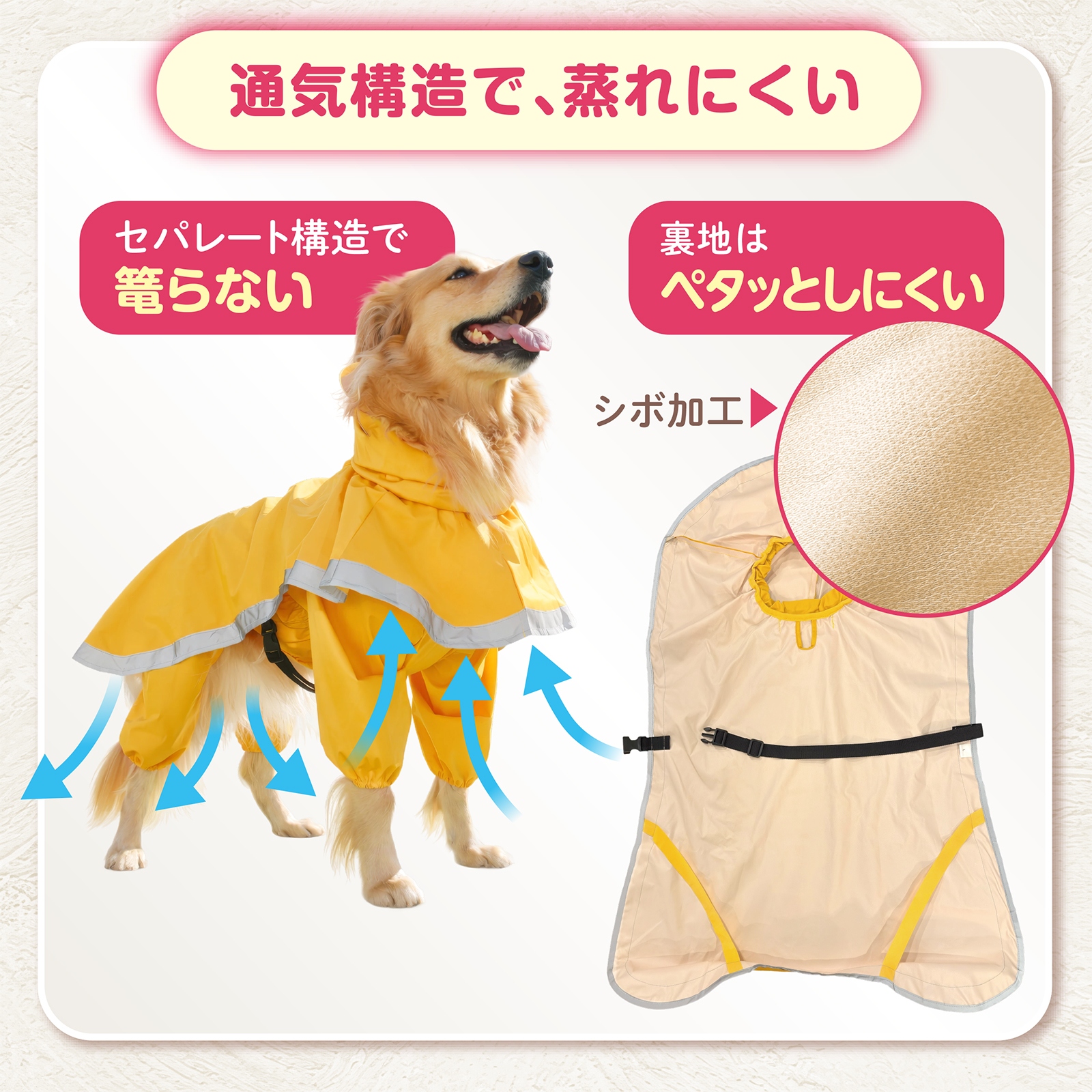 [今だけ★レビューで特典配布中★] 犬 レインコート 中型犬 大型犬 上下セット 犬用レインコート カッパ 犬用 ペット ペット用 犬用カッパ かっぱ 雨具 犬用雨具 |  | 08