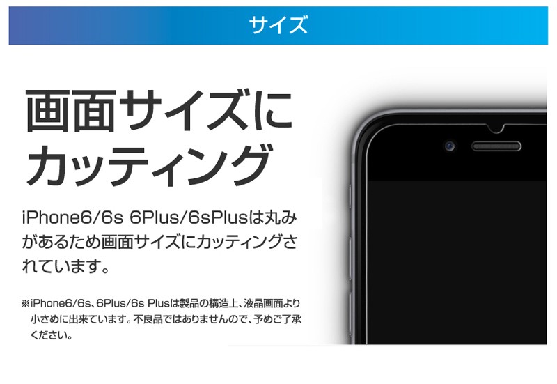 フィルム 強化ガラス 強化ガラスフィルム iPhone6 iPhone6s iPhone6 Plus iPhone6s Plus