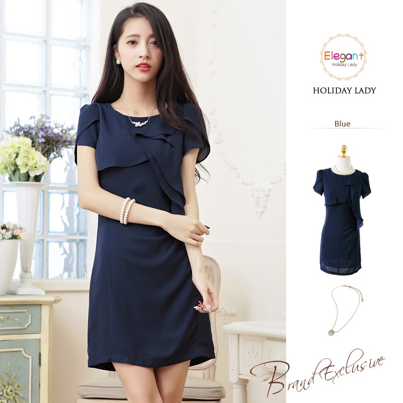 ワンピース レディース 秋 ワンピース シャツワンピ チェック柄 チュニック 秋冬 無地 チュニック ひざ丈 通勤 フリル 長袖 無地