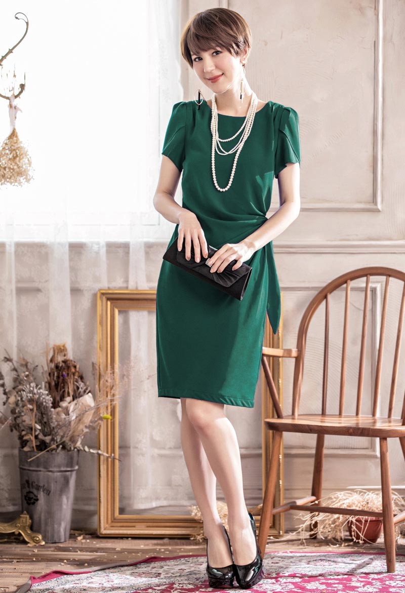 ドレス お呼ばれ 結婚式 パーティードレス ンピース