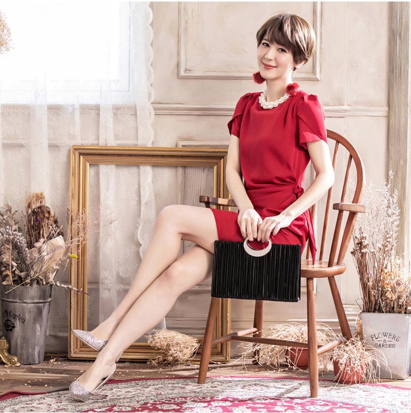 ドレス お呼ばれ 結婚式 パーティードレス ンピース