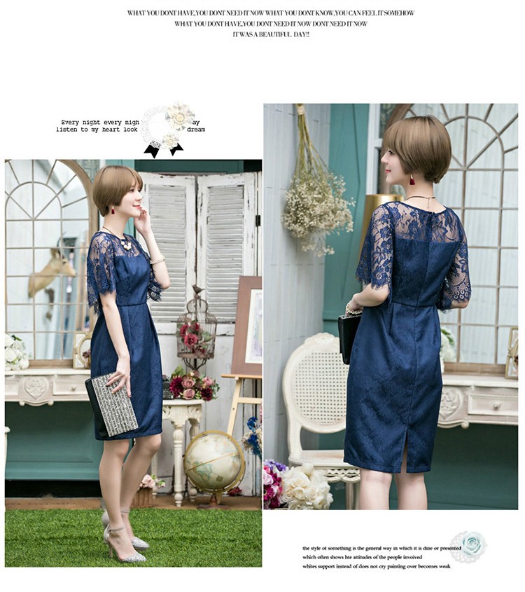 パーティードレス 結婚式 ワンピース ドレス レース 大きいサイズ フォーマル 二次会 披露宴 フリル ミセス 袖あり 服 20代 30代 40代 50代 春秋冬