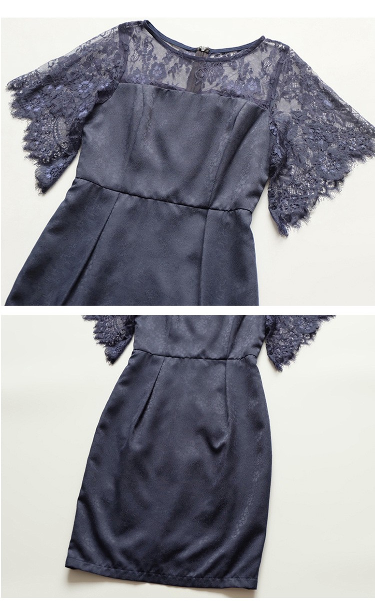 パーティードレス 結婚式 ワンピース ドレス レース 大きいサイズ フォーマル 二次会 披露宴 フリル ミセス 袖あり 服 20代 30代 40代 50代 春秋冬