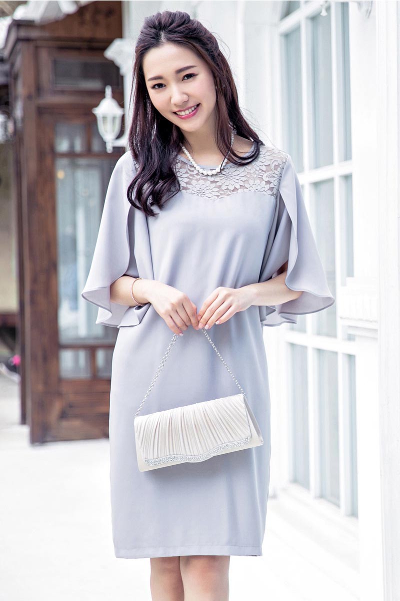 ドレス お呼ばれ 結婚式 パーティードレス ンピース結婚式 お呼ばれ ドレス 半袖 長袖 袖付き 袖あり 袖 五分袖 七分袖 七分 膝下 膝丈 20代 30代 40代 50代