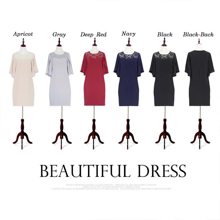 ドレス お呼ばれ 結婚式 パーティードレス ンピース結婚式 お呼ばれ ドレス 半袖 長袖 袖付き 袖あり 袖 五分袖 七分袖 七分 膝下 膝丈 20代 30代 40代 50代