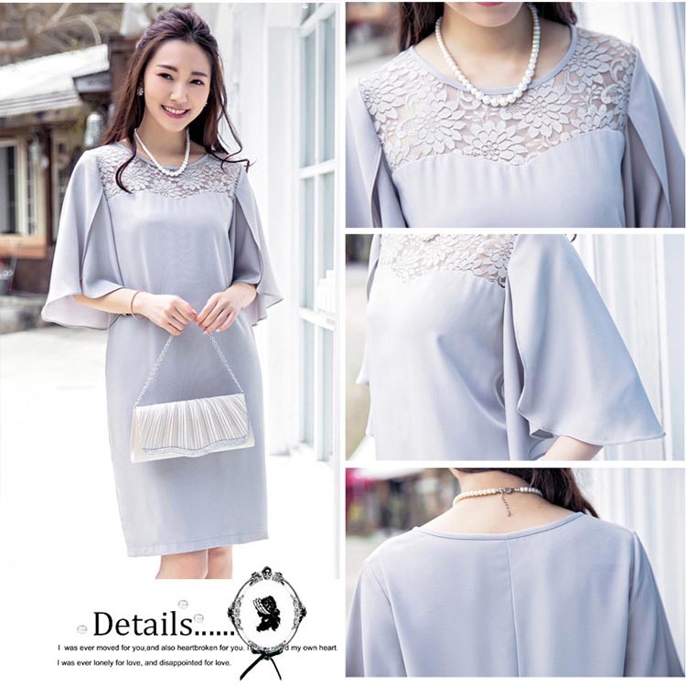 ドレス お呼ばれ 結婚式 パーティードレス ンピース結婚式 お呼ばれ ドレス 半袖 長袖 袖付き 袖あり 袖 五分袖 七分袖 七分 膝下 膝丈 20代 30代 40代 50代