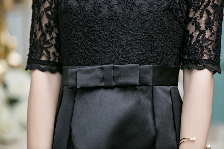 パーティードレス 結婚式 ワンピース ドレス レース 大きいサイズ フォーマル 二次会 披露宴 フリル ミセス 袖あり 服 20代 30代 40代 50代 春秋冬