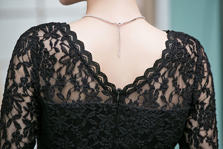 パーティードレス 結婚式 ワンピース ドレス レース 大きいサイズ フォーマル 二次会 披露宴 フリル ミセス 袖あり 服 20代 30代 40代 50代 春秋冬