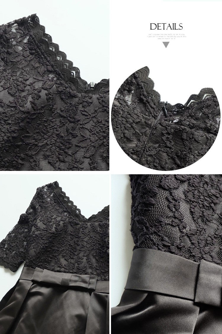 パーティードレス 結婚式 ワンピース ドレス レース 大きいサイズ フォーマル 二次会 披露宴 フリル ミセス 袖あり 服 20代 30代 40代 50代 春秋冬