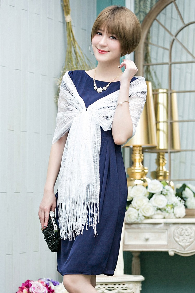 パーティードレス 結婚式 ワンピース ドレス レース 大きいサイズ フォーマル 二次会 披露宴 フリル ミセス 袖あり 服 20代 30代 40代 50代 春秋冬