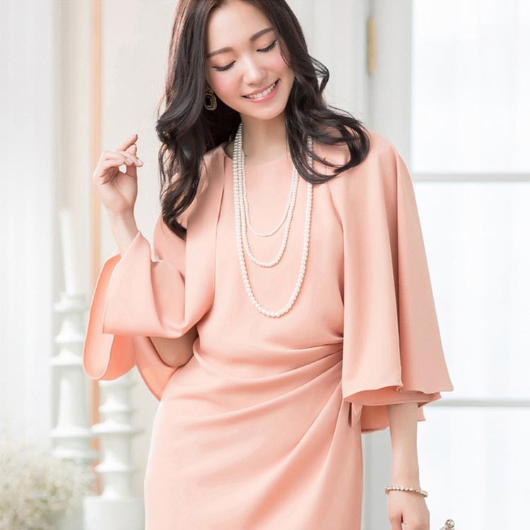 パーティードレス 秋冬 袖あり 袖レース 大きいサイズ 結婚式 冬 袖あり 結婚式 二次会 ドレス お呼ばれ 20代 30代 40代