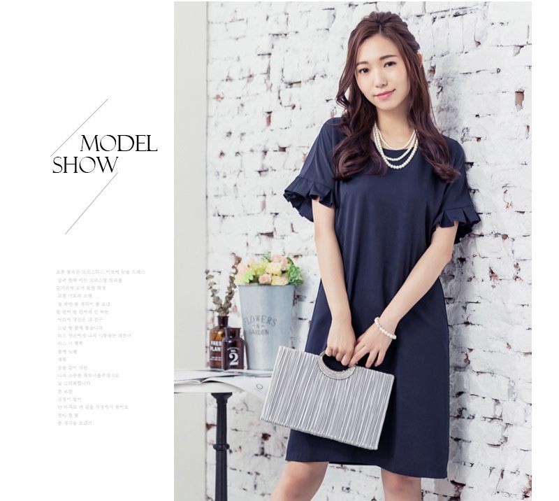 ドレス お呼ばれ 結婚式 パーティードレス 五分袖 七分袖 七分 膝下 膝丈 20代 30代 40代 50代