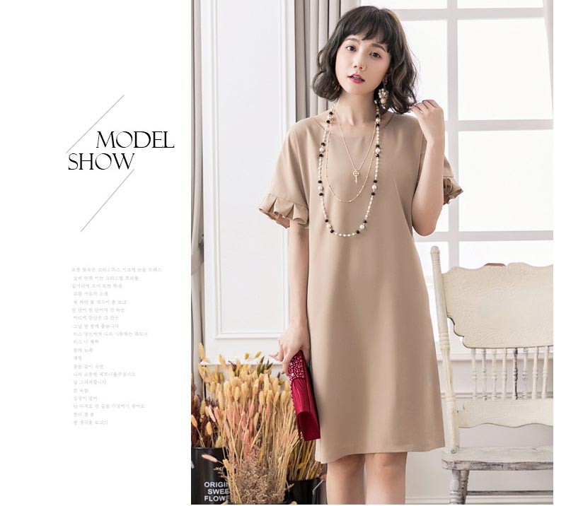 ドレス お呼ばれ 結婚式 パーティードレス 五分袖 七分袖 七分 膝下 膝丈 20代 30代 40代 50代