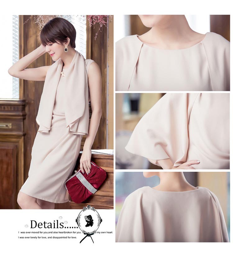 パーティードレス 秋冬 袖あり 袖レース 大きいサイズ 結婚式 冬 袖あり 結婚式 二次会 ドレス お呼ばれ 20代 30代 40代