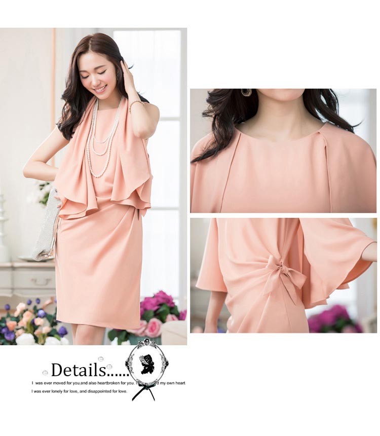 パーティードレス 秋冬 袖あり 袖レース 大きいサイズ 結婚式 冬 袖あり 結婚式 二次会 ドレス お呼ばれ 20代 30代 40代