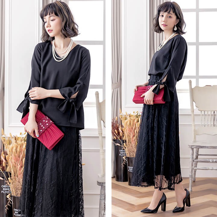 ドレス お呼ばれ 結婚式 パーティードレス