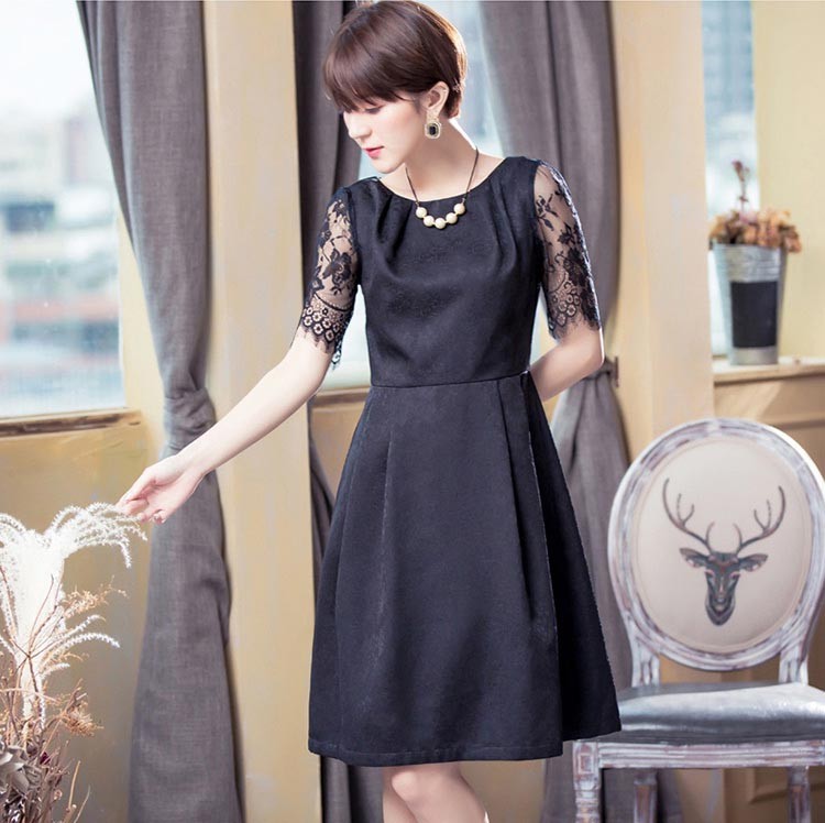 パーティードレス 秋冬 袖あり 袖レース 大きいサイズ 結婚式 冬 袖あり 結婚式 二次会 ドレス お呼ばれ 20代 30代 40代