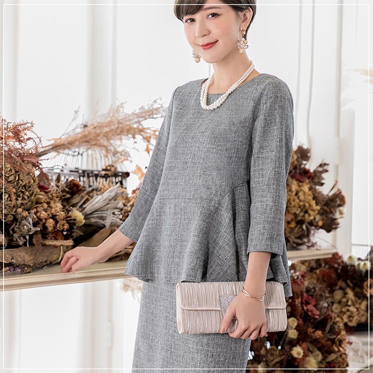 ドレス お呼ばれ 結婚式 パーティードレス