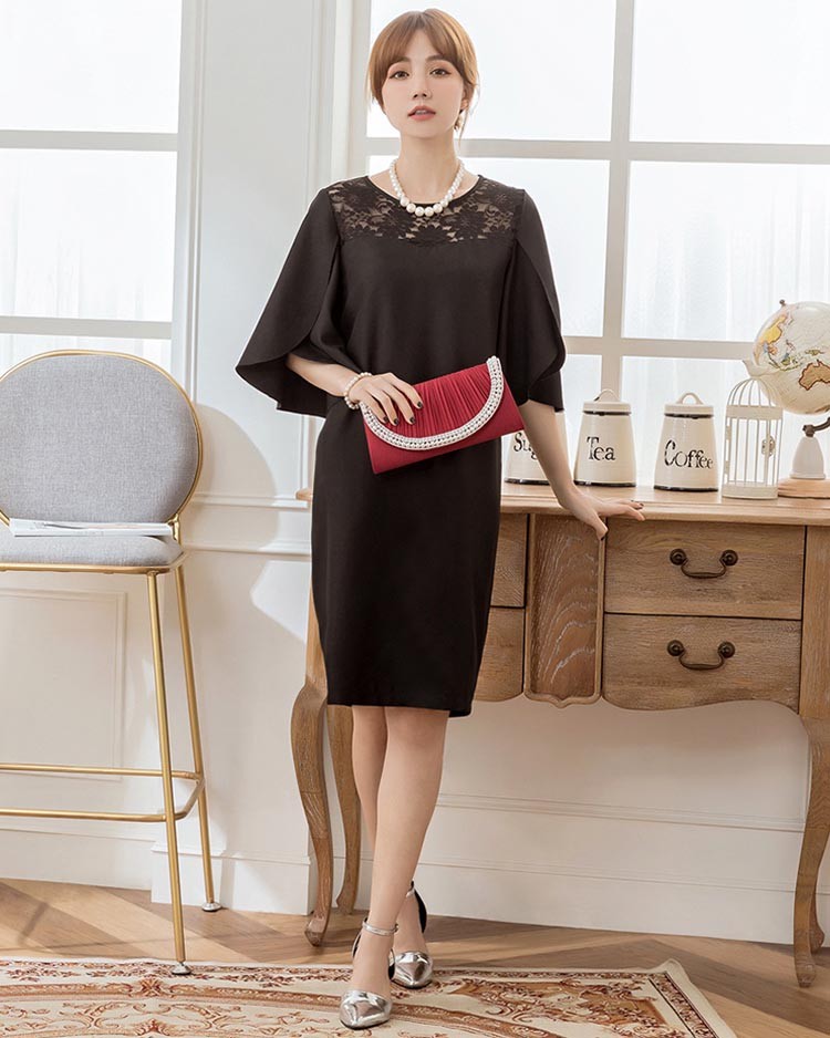 ドレス お呼ばれ 結婚式 パーティードレス