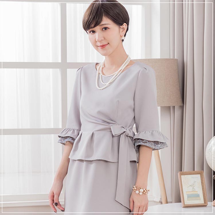 ドレス お呼ばれ 結婚式 パーティードレス