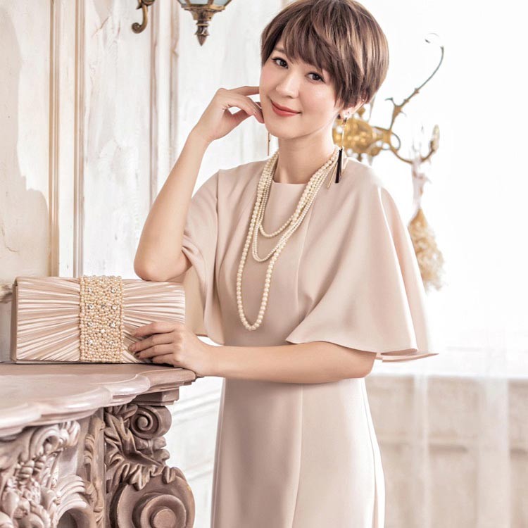 パーティードレス 秋冬 袖あり 袖レース 大きいサイズ 結婚式 冬 袖あり 結婚式 二次会 ドレス お呼ばれ 20代 30代 40代