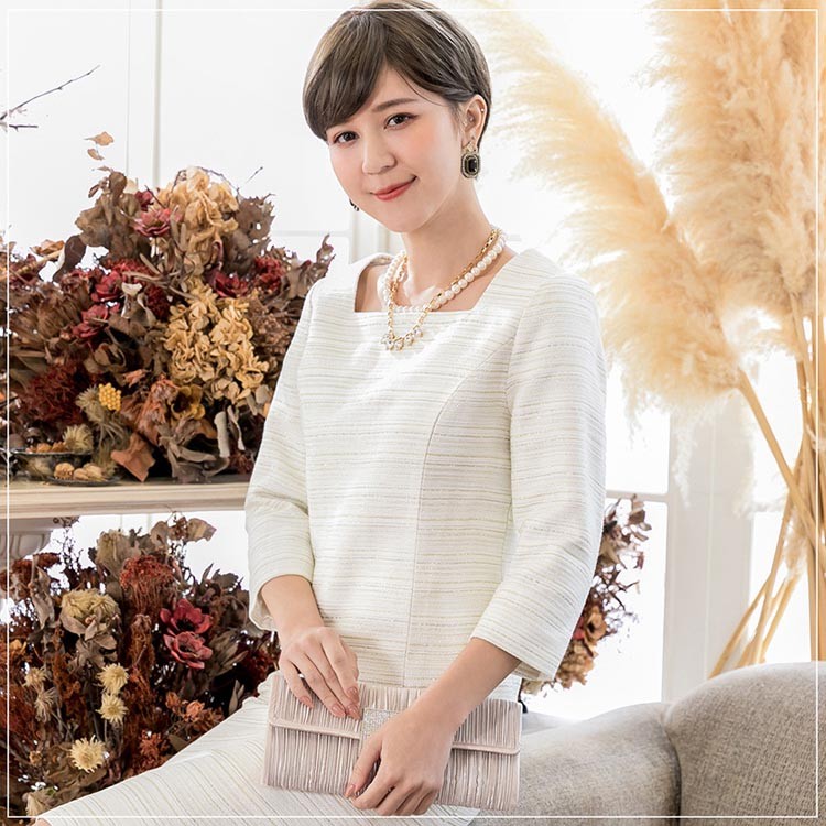 ドレス お呼ばれ 結婚式 パーティードレス