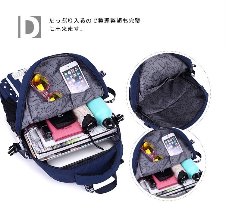 リュック リュックリュックサック 通気性 耐久性バック 男女兼用 高校生 リュック通勤用リュック outdoorリュック アウトドア 旅行リュック 通学 通勤 通学用 旅行 キャンプ 行楽 遠足 林間 修学旅行 アウトドア