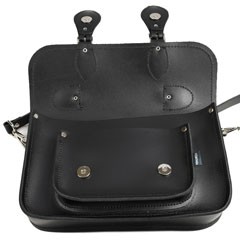 Zatchels（ザッチェルズ） サッチェルバッグ-11.5インチ ブラック