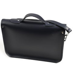 Zatchels（ザッチェルズ） サッチェルバッグ-11.5インチ ネイビー