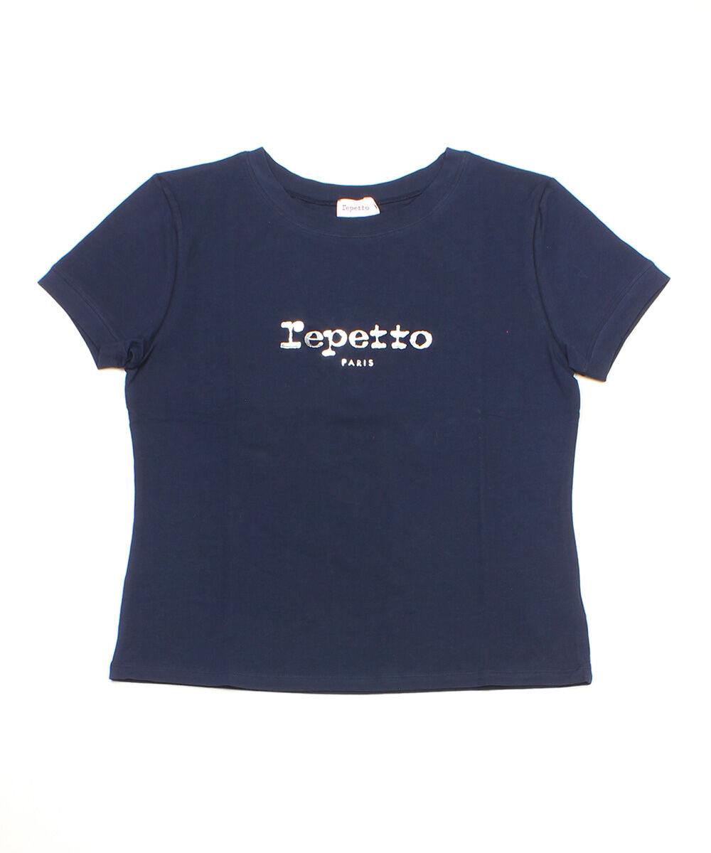 レペット ロゴTシャツ カットソー repetto Logo T-shirt repetto 2022春夏新作 レディース 国内正規品｜etre-ys｜02