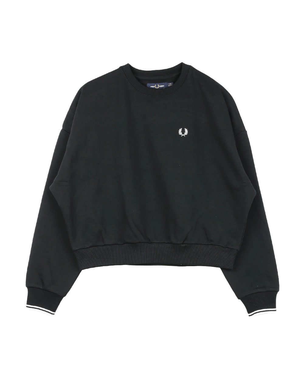 2025　FRED PERRY /トレーナー　Tipped Sweatshirt フレッドペリー Tipped Sweatshirt FRED PERRY 2025秋冬新作