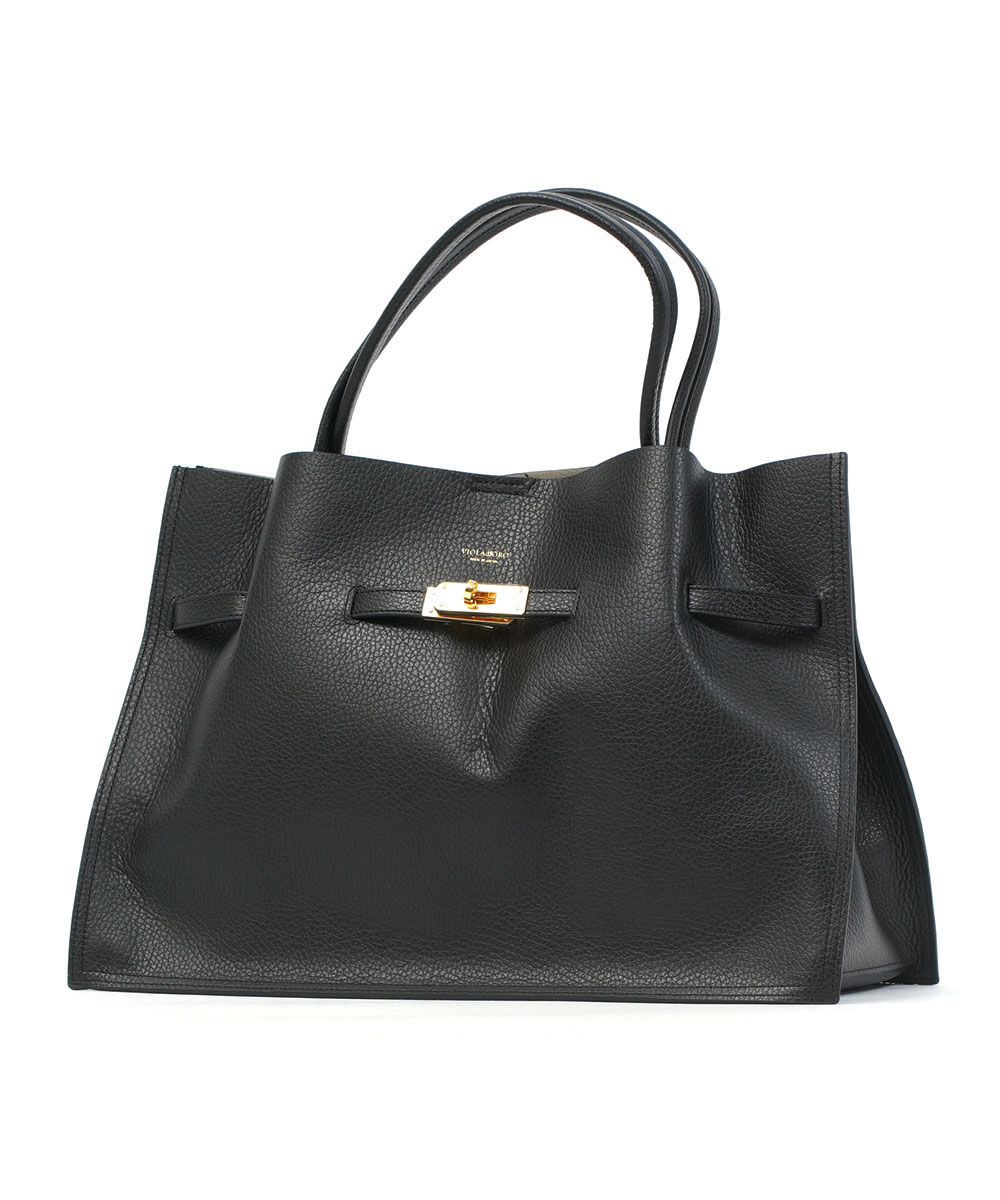 VIOLAd'ORO（ヴィオラドーロ） イタリアンWフェイスレザートートバッグ