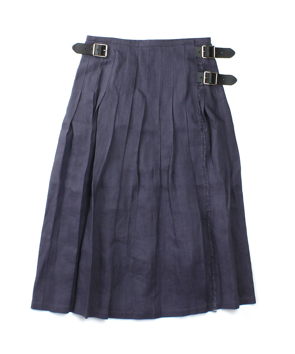 O'NEIL OF DUBLIN ウールプリーツラップスカート O'NEIL of DUBLIN（オニールオブダブリン） キルトスカート ラップ