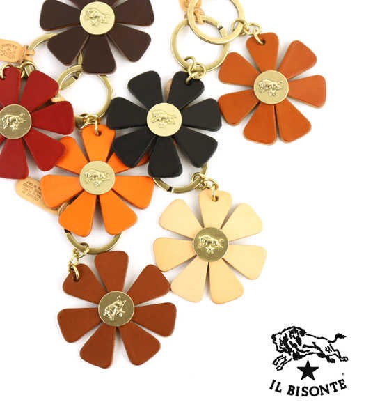 イルビゾンテ Etre Par Bleu Comme Bleu 通販 Paypayモール Il Bisonte レザー フラワーモチーフ キーホルダー メール便可能3 特価日本製 Elhourriya Net